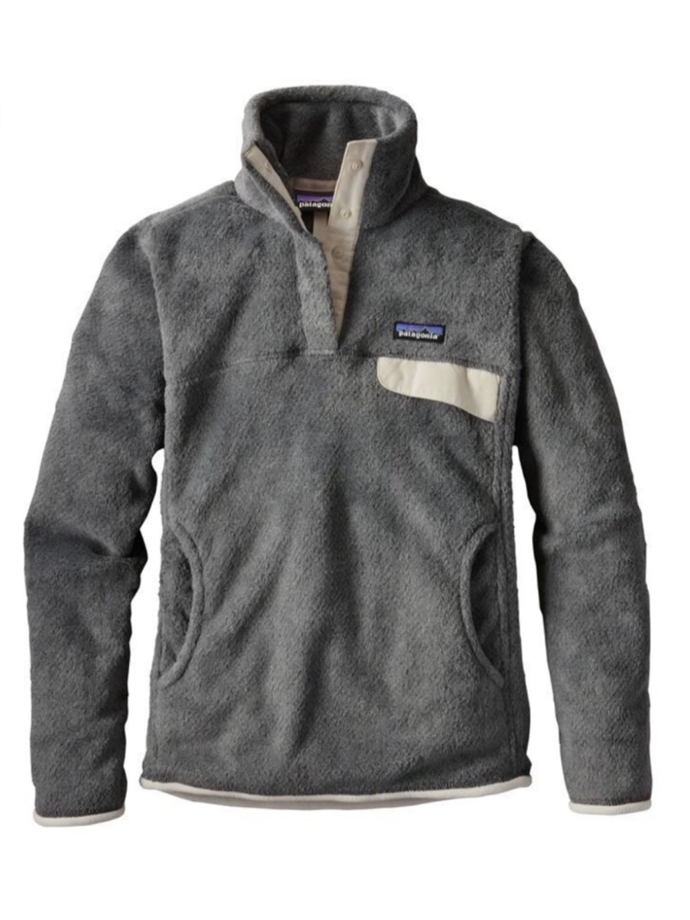 Patagonia Re-tool Half Snap Pullover Grey Size Small